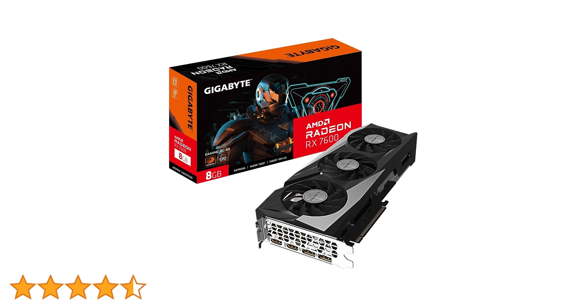 ハ*い様 GIGABYTE Radeon RX 7600 8GB VGA Gigabyte Radeon RX 7600 GAMING 8GB OC : Amazon.pl